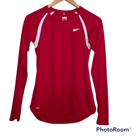 Nike Tops - Nike Dri-Fit Running Long Sleeve Fitted Top Small